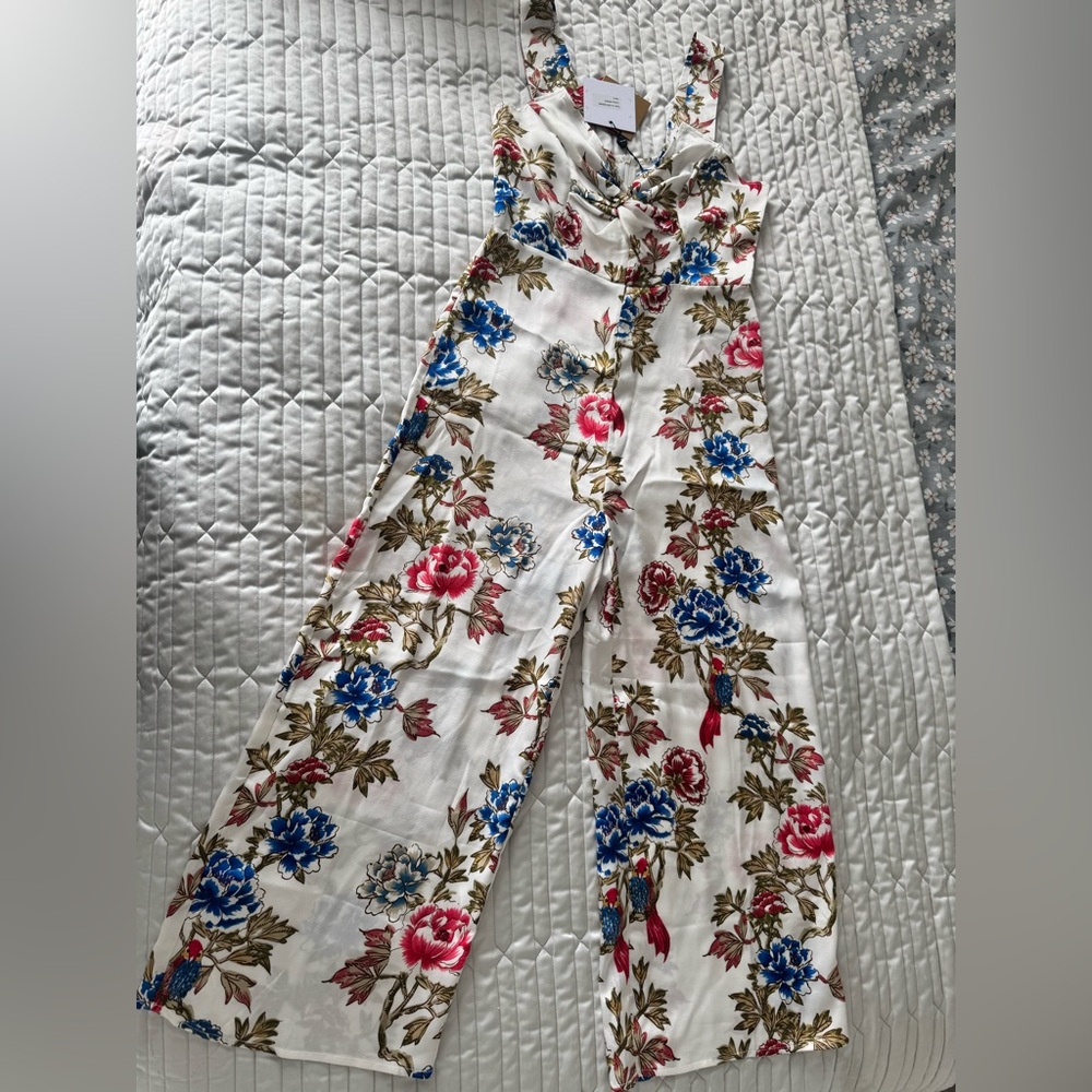 Floral Print Jumpsuit
